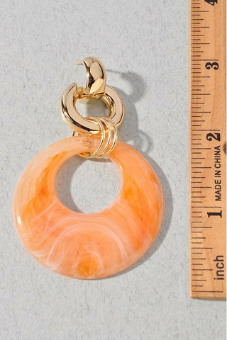 Nerri Earrings-Peach