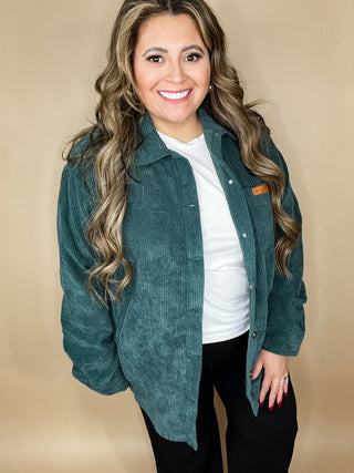 Ready for the Season Forest Corduroy Jacket