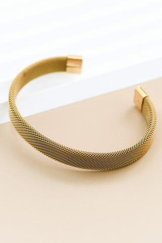 Dana Gold Cuff Bangle Bracelet