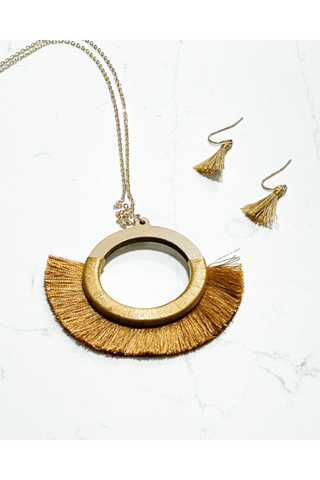 Ruth Necklace- Golden Yellow