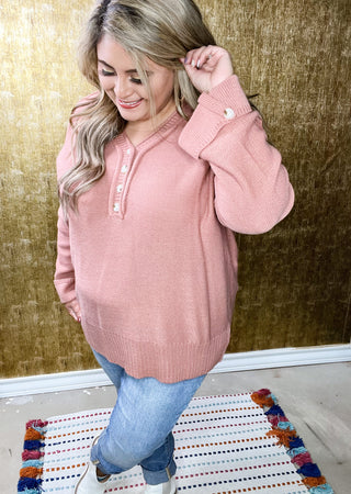 Raelyn Sweater- Rose Taupe