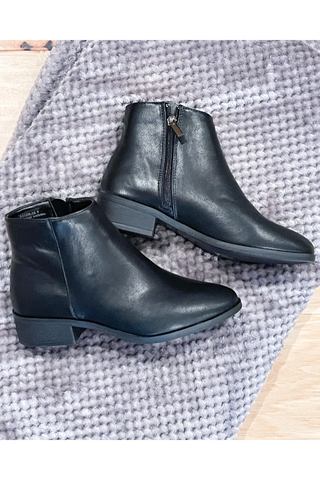 Blessed and Unique Randi Ankle Booties- Black