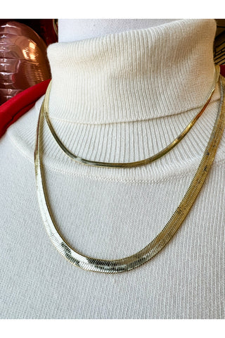 I Love The 80's Necklace-Gold