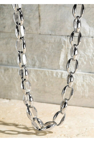 CLASSIC CHAIN NECKLACE-SILVER
